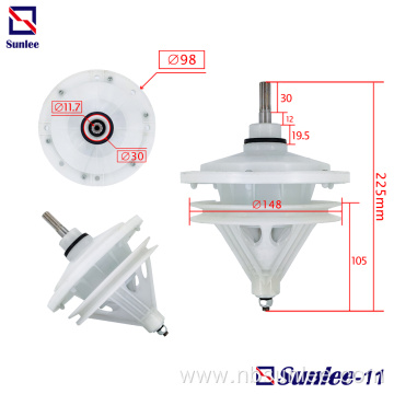 Twin-Tub Washing machine speed reducer 11teeth d12 shaft